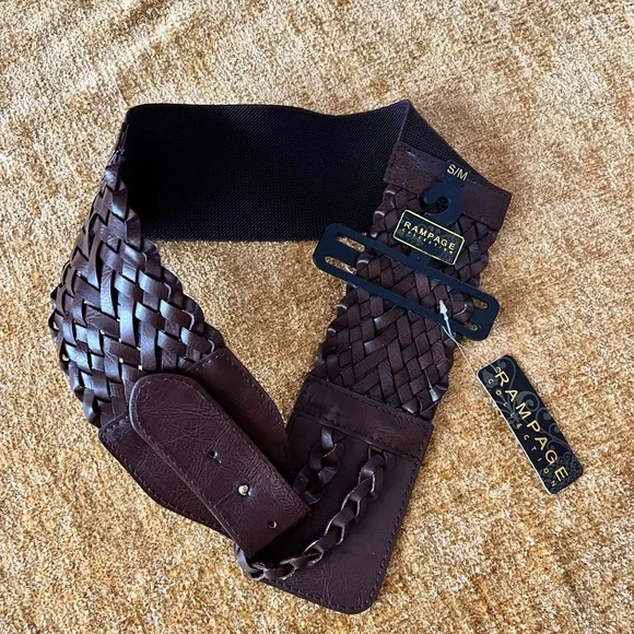 Rampage | Accessories | Rampage Braided Brown Leather Belt  display picture 3